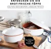 Römertopf Brotbacktopf rund, weiß MEDI Produktbild-Vorschau 7