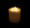 XXL LED 3 Docht Kerze "Classic" aus Echtwachs, Ø 15x18 cm, Produktbild-Vorschau 6