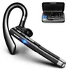 A black Bluetooth headset with a charging case is displayed against a white background. Produktbild-Vorschau