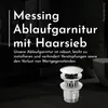 Bürstenking Ablaufgarnitur Waschbecken – Ablaufventil mit Produktbild-Vorschau 2