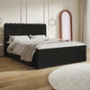 MOTIVENA Nero Chesterfield Boxspringbett 180x200 Schwarz Produktbild-Vorschau 1