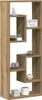 A wooden shelf unit with various decorative items on its shelves. Náhled obrázku produktu