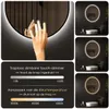LoXa – Miroir de salle de bain rond Ilona avec LED 50 cm – Voir les images du produit 3