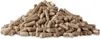 A pile of wood pellets on a white background. Produktbild-Vorschau