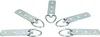 Five metal picture frame hangers arranged in a fan shape on a white background. Podgląd zdjęcia produktu