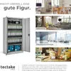 tectake Aktenschrank 5 Böden pulverbeschichtet Stahl Produktbild-Vorschau 6