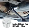 2pcs Vis Vidange M22 x 1,5 Inox Acier Bouchon Carter Voir les images du produit 3