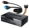 GRAUGEAR Multi Frontblende 4-Fach + Kartenleser Produktbild-Vorschau 1