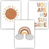 You are my Sunshine - Sonne Boho Regenbogen 3er Set Produktbild-Vorschau 2
