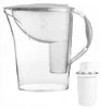 A clear product shot of a water filter pitcher and a replacement filter cartridge. Anteprima dell’immagine prodotto