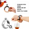 Armband Form Armreif Flasche Edelstahl Wein Flachmann Produktbild-Vorschau 3