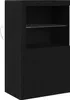 vidaXL, meuble TV LED, 60,5 x 37 x 100 cm, panneaux de Voir les images du produit 1