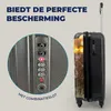 MuchoWow® Koffer Handgepäck Trolley Rollkoffer Kleine Produktbild-Vorschau 3