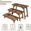 WISFOR Blumentreppe 3 Ebenen, Blumenbank aus Holz, Produktbild-Vorschau 8
