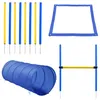 Pawhut Agility set voor honden, slalomtraining, Productafbeelding-voorbeeld 1