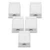 kwmobile 5x CAT 6A Aufputz Netzwerkdose 1 Port - RJ45 Produktbild-Vorschau 8