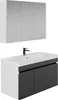 Badmöbel Set Venus Anthrazit 100 | Waschtisch 100 cm Produktbild-Vorschau 2