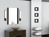 LED Wandlampe Bad 2er Set Spiegelleuchte mit Steckdose & Produktbild-Vorschau 5