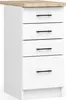 Armadio da Cucina OLIWIA S40 SZ4 Bianco e Color Quercia con Anteprima dell’immagine prodotto 1