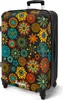 NoBoringSuitcases.com® Großer Koffer - Boho - Blumen - Produktbild-Vorschau 2