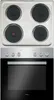 A top-down view of a stovetop and a front view of an oven. Produktbild-Vorschau