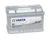 A Varta Silver Dynamic E38 car battery is shown against a white background. Produktbild-Vorschau
