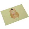 Mr. & Mrs. Panda Servierplatte Hamster Hut - Gelb Pastell - Produktbild-Vorschau 2