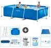 Rechteckiger Frame Pool - 300x200x75 cm - 9-teilig S40185 Produktbild-Vorschau 1