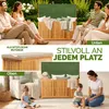 Casaria Gartenbox aus Holz, mit Innenplane, Sitzfunktion, Produktbild-Vorschau 8