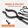Close-up of blacksmith tongs with a diagram showing a rivet. Anteprima dell’immagine prodotto