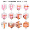 Loom Bänder Set 2500 Stück Gummibänder für Armbänder, Produktbild-Vorschau 6