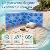 Lantigo Paravento da Spiaggia Fisch 8m | Frangivento Anteprima dell’immagine prodotto 9