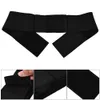 A black golf arm band shown from multiple angles, including close-ups of the velcro closure and the material. Voir les images du produit