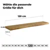 tømmermann Wandregal mit Baumkante Schweberegal massiv Produktbild-Vorschau 2