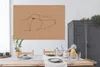 MuchoWow® Poster Linienkunst - Frau - Unterwäsche 180x120 Produktbild-Vorschau 3