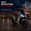 Motorroller 50 ccm Burnout BAD s Grau 25 km/h Produktbild-Vorschau 6