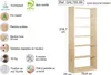 Etagère Pin 7 Tablettes H216.7 X L79.6 X P25cm - Voir les images du produit 4