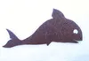 Gartenfigur Angler Manni mit Fisch 60x90cm auf Platte Produktbild-Vorschau 3