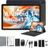 Android 14 Tablet 10 Zoll,4G LTE Tablets Mit 2 SIM 1 SD Produktbild-Vorschau 1