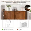 Armoire à chaussures Merax avec 4 portes battantes et 8 Voir les images du produit 11