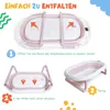 moovkee Babybadewanne mit Gestell 80cm Rosa Faltbar mit Produktbild-Vorschau 5
