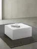 Couchtisch hochwertig weiß in perspektivischer Ansicht zeigt Form und Proportionen 60x60x30 cm auf Studiohintergrund_#sku_SAFWL1.856# Produktbild-Vorschau