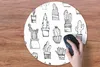 MuchoWow® Mauspad Mousepad Kaktus - Blumentopf - Muster Produktbild-Vorschau 4