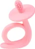 Akuku Beißring Baby KinderBeißring SilikonBeißring Rosa Produktbild-Vorschau 1