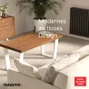 HOLZBRINK Pied de table trapèze, pied pour table basse, Voir les images du produit 5