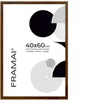 FRAMAI® Bilderrahmen 40x60 Braun MDF Umweltfreundlichem Produktbild-Vorschau 1