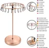 Belle Vous Kettenständer Schmuck Kupfer Drehbar (23 Haken) Produktbild-Vorschau 4