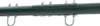 A close-up view of a dark green metal bar with silver U-bolts and fasteners attached. Produktbild-Vorschau