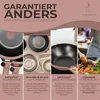 TRAUMLEBEN® Wokpfanne 28 cm mit Deckel, abnehmbarer Griff & Produktbild-Vorschau 3