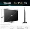 TV Hisense 75U7Q PRO (2025) 75" ULED Mini-LED PRO UHD 4K Produktbild-Vorschau 7